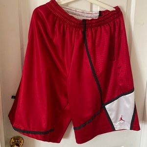 Air Jordan red and white HOT shorts